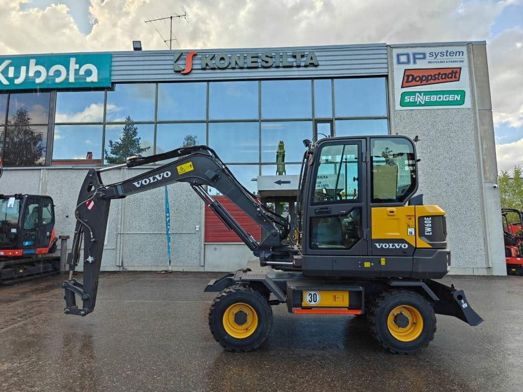 Volvo EW60E UUSI/AJAMATON  - Колёсный экскаватор: фото 1 Volvo EW60E UUSI/AJAMATON  - Колёсный экскаватор: фото 1