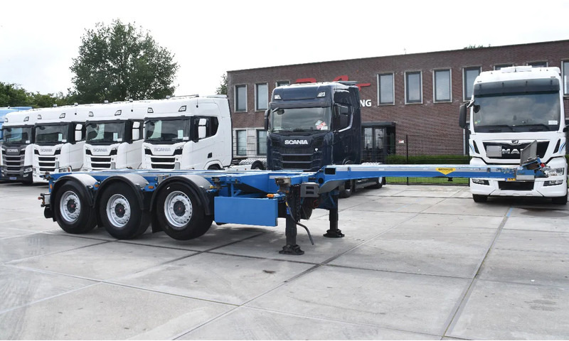 Broshuis MFCC - LIFT AXLE - SAF AXLES - DISC BRAKES - 2 x EXTENDABLE - EXCELLENT CONDITION - - Полуприцеп-контейнеровоз/ Сменный кузов: фото 1 Broshuis MFCC - LIFT AXLE - SAF AXLES - DISC BRAKES - 2 x EXTENDABLE - EXCELLENT CONDITION - - Полуприцеп-контейнеровоз/ Сменный кузов: фото 1