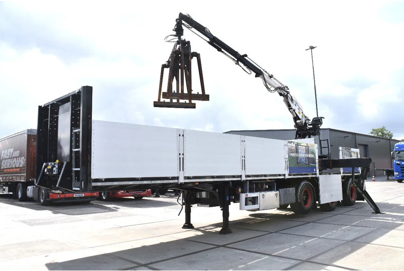 Pacton TPD.348 + KENNIS R 16 (3x) - LIFT AS - 2 x STUURAS - HYDRAULISCHE STEUNPOTEN - SAF ASSEN - SCHIJFREMMEN - NETTE STAAT - - Полуприцеп бортовой/ Платформа: фото 4 Pacton TPD.348 + KENNIS R 16 (3x) - LIFT AS - 2 x STUURAS - HYDRAULISCHE STEUNPOTEN - SAF ASSEN - SCHIJFREMMEN - NETTE STAAT - - Полуприцеп бортовой/ Платформа: фото 4