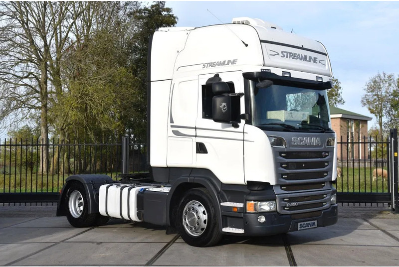 Scania R450 TL 4x2 - RETARDER - 815 TKM - PTO - PARK. AIRCO - NAVI - 2 x FUEL TANKS - GOOD CONDITION - - Тягач: фото 1 Scania R450 TL 4x2 - RETARDER - 815 TKM - PTO - PARK. AIRCO - NAVI - 2 x FUEL TANKS - GOOD CONDITION - - Тягач: фото 1
