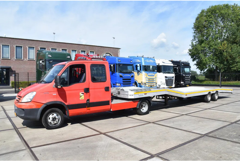 VELDHUIZEN P37-2 + IVECO - PNEUMATIC RAMPS - WINCH + REMOTE CONTROL - TOP CONDITION - - Полуприцеп-автовоз: фото 1 VELDHUIZEN P37-2 + IVECO - PNEUMATIC RAMPS - WINCH + REMOTE CONTROL - TOP CONDITION - - Полуприцеп-автовоз: фото 1