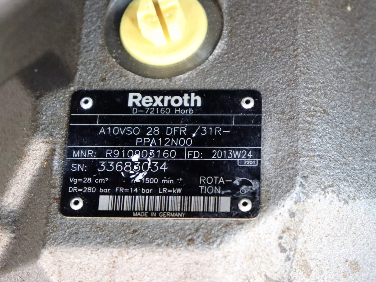 REXROTH A10VSO28DFR/31R-PPA12N00 - Гидравлический насос для Погрузочно-разгрузочной техники: фото 4 REXROTH A10VSO28DFR/31R-PPA12N00 - Гидравлический насос для Погрузочно-разгрузочной техники: фото 4