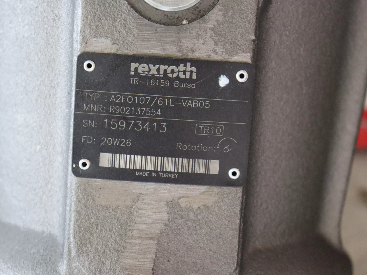 REXROTH A2FO107/61L-VAB05 - Гидравлический насос: фото 4 REXROTH A2FO107/61L-VAB05 - Гидравлический насос: фото 4