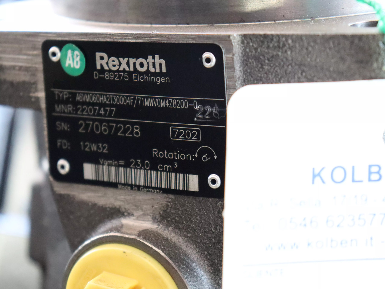 REXROTH A6VM060HA2T30004F/71MWV0M4Z8200-0 - Гидравлический мотор для Погрузочно-разгрузочной техники: фото 4 REXROTH A6VM060HA2T30004F/71MWV0M4Z8200-0 - Гидравлический мотор для Погрузочно-разгрузочной техники: фото 4