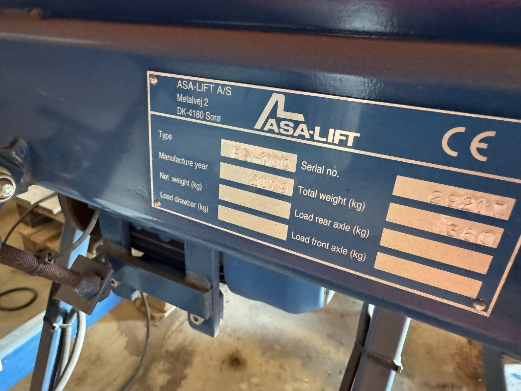 ASA-Lift BS-100 - Сельскохозяйственная техника: фото 1 ASA-Lift BS-100 - Сельскохозяйственная техника: фото 1
