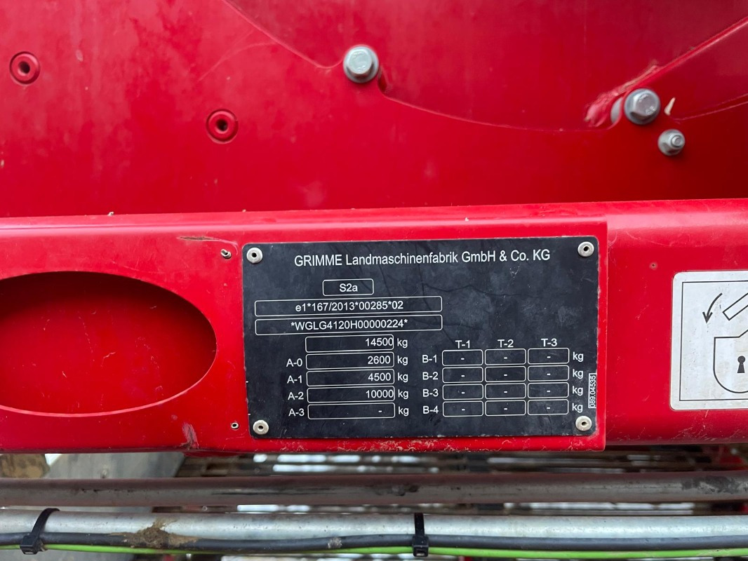 Комбайн Grimme EVO 290 CS Pont moteur: фото 12