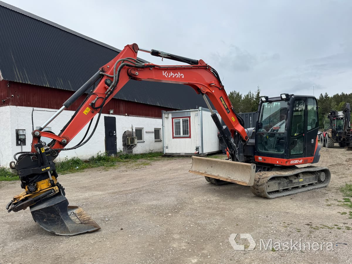 Grävmaskin Kubota KX 080-4 - Гусеничный экскаватор: фото 1 Grävmaskin Kubota KX 080-4 - Гусеничный экскаватор: фото 1