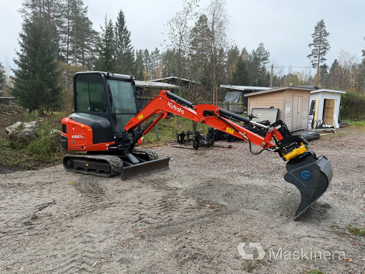 Гусеничный экскаватор Grävmaskin Kubota KX027-4 med flera redskap: фото 8 Гусеничный экскаватор Grävmaskin Kubota KX027-4 med flera redskap: фото 8
