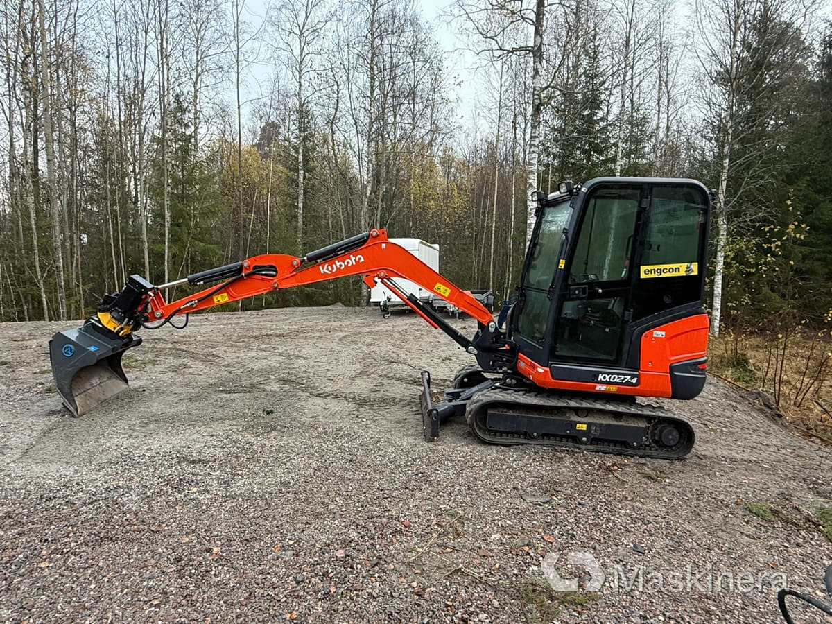 Grävmaskin Kubota KX027-4 med flera redskap - Гусеничный экскаватор: фото 2 Grävmaskin Kubota KX027-4 med flera redskap - Гусеничный экскаватор: фото 2