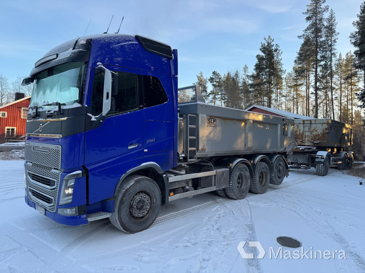 Lastbil Volvo FH16 750 med vagn - Самосвал, Прицеп мультилифт/ Бункеровоз: фото 1 Lastbil Volvo FH16 750 med vagn - Самосвал, Прицеп мультилифт/ Бункеровоз: фото 1