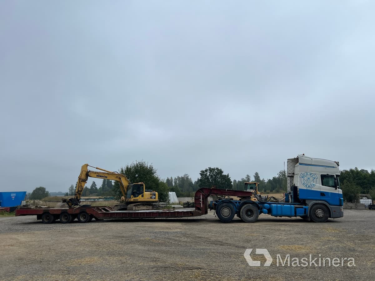 Scania R144LB6X2*4NB460 Dragbil Scania R144 med maskintrailer - Тягач, Полуприцеп-автовоз: фото 4 Scania R144LB6X2*4NB460 Dragbil Scania R144 med maskintrailer - Тягач, Полуприцеп-автовоз: фото 4