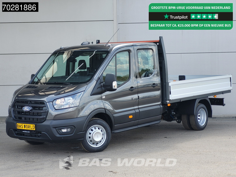 Ford Transit 170pk Automaat Dubbel Cabine 3500kg Trekhaak Open Laadbak Pritsche SYNC4 scherm Camera Airco Trekhaak Cruise control - Малотоннажный бортовой грузовик: фото 1 Ford Transit 170pk Automaat Dubbel Cabine 3500kg Trekhaak Open Laadbak Pritsche SYNC4 scherm Camera Airco Trekhaak Cruise control - Малотоннажный бортовой грузовик: фото 1