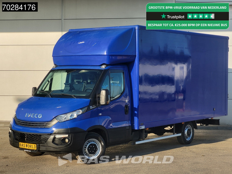 Iveco Daily 35S14 Automaat Bakwagen Achterdeuren 488cm lang! Airco Cruise Euro6 Meubelbak Koffer 24m3 Airco Cruise control - Фургон с закрытым кузовом: фото 1 Iveco Daily 35S14 Automaat Bakwagen Achterdeuren 488cm lang! Airco Cruise Euro6 Meubelbak Koffer 24m3 Airco Cruise control - Фургон с закрытым кузовом: фото 1