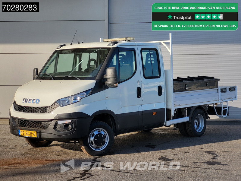 Iveco Daily 50C17 3,0L Automaat HIAB 017T-2 DC Open laadbak Kraan Dubbellucht Airco Euro6 Pickup Crane Kraanwagen Pritsche Airco Dubbel cabi - Малотоннажный бортовой грузовик: фото 1 Iveco Daily 50C17 3,0L Automaat HIAB 017T-2 DC Open laadbak Kraan Dubbellucht Airco Euro6 Pickup Crane Kraanwagen Pritsche Airco Dubbel cabi - Малотоннажный бортовой грузовик: фото 1