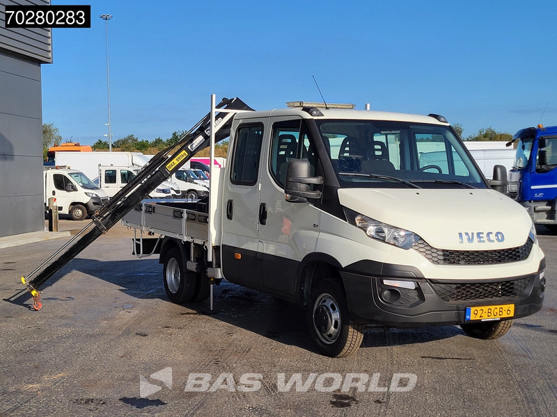 Iveco Daily 50C17 3,0L Automaat HIAB 017T-2 DC Open laadbak Kraan Dubbellucht Airco Euro6 Pickup Crane Kraanwagen Pritsche Airco Dubbel cabi - Малотоннажный бортовой грузовик: фото 3 Iveco Daily 50C17 3,0L Automaat HIAB 017T-2 DC Open laadbak Kraan Dubbellucht Airco Euro6 Pickup Crane Kraanwagen Pritsche Airco Dubbel cabi - Малотоннажный бортовой грузовик: фото 3