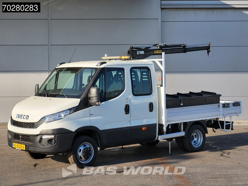 Iveco Daily 50C17 3,0L Automaat HIAB 017T-2 DC Open laadbak Kraan Dubbellucht Airco Euro6 Pickup Crane Kraanwagen Pritsche Airco Dubbel cabi - Малотоннажный бортовой грузовик: фото 2 Iveco Daily 50C17 3,0L Automaat HIAB 017T-2 DC Open laadbak Kraan Dubbellucht Airco Euro6 Pickup Crane Kraanwagen Pritsche Airco Dubbel cabi - Малотоннажный бортовой грузовик: фото 2
