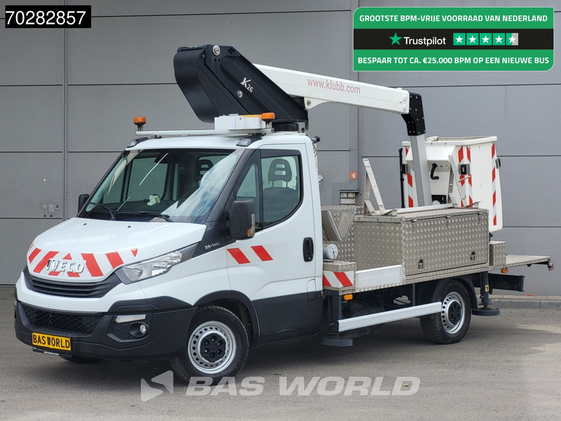 Iveco Daily 35S14 Hoogwerker Klubb 11meter werkhoogte Navi Airco Cruise Camera Parkeersensoren Euro6 Hubarbeitsbühne 1Personen Airco Cruise - Коммерческий автомобиль: фото 1 Iveco Daily 35S14 Hoogwerker Klubb 11meter werkhoogte Navi Airco Cruise Camera Parkeersensoren Euro6 Hubarbeitsbühne 1Personen Airco Cruise - Коммерческий автомобиль: фото 1