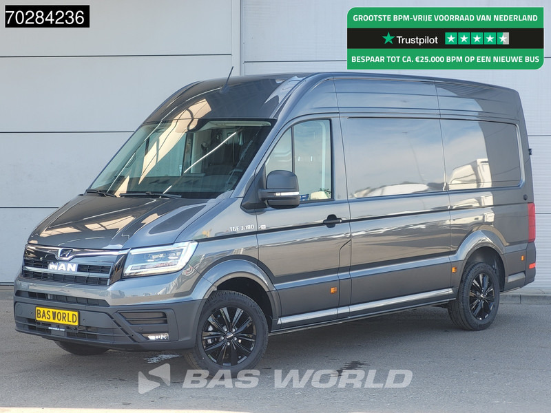 MAN TGE 3.180 Automaat 180PK L3H3 LED Airco Cruise Trekhaak Camera Parkeersensoren L2H2 12m3 Airco Trekhaak - Цельнометаллический фургон: фото 1 MAN TGE 3.180 Automaat 180PK L3H3 LED Airco Cruise Trekhaak Camera Parkeersensoren L2H2 12m3 Airco Trekhaak - Цельнометаллический фургон: фото 1