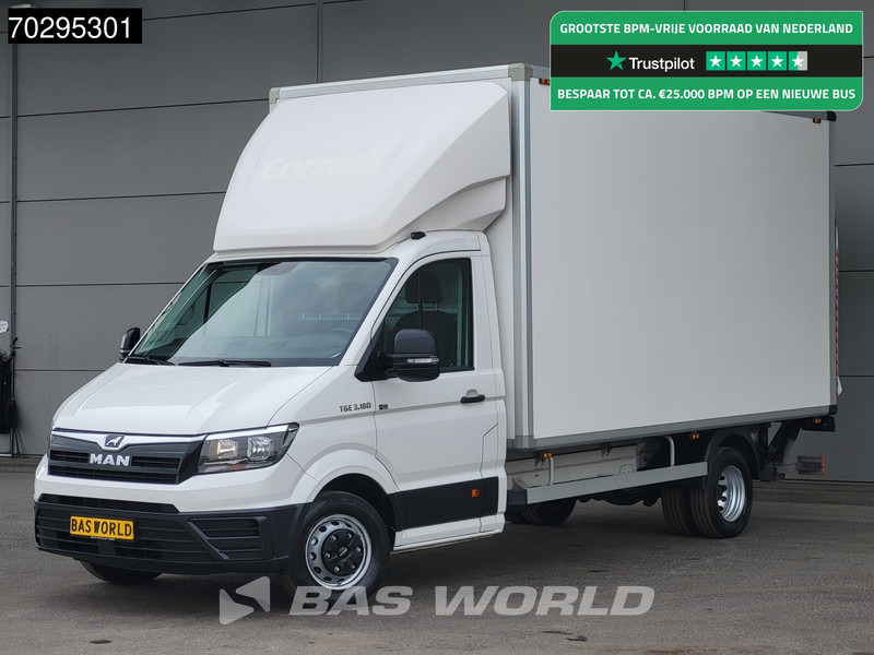 MAN TGE 3.180 Automaat Laadklep 3.5t trekhaak Dubbellucht Lat om Lat Zijdeur Navi Bakwagen Meubelbak Koffer Airco Trekhaak Cruise control - Фургон с закрытым кузовом: фото 1 MAN TGE 3.180 Automaat Laadklep 3.5t trekhaak Dubbellucht Lat om Lat Zijdeur Navi Bakwagen Meubelbak Koffer Airco Trekhaak Cruise control - Фургон с закрытым кузовом: фото 1