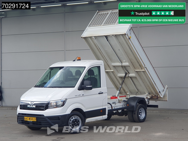 MAN TGE 3.180 Open Laadbak Dubbellucht 3,5t Trekhaak Airco Cruise Euro6 Pritsche Pickup Open Box 2m3 Airco Trekhaak Cruise control - Малотоннажный бортовой грузовик: фото 1 MAN TGE 3.180 Open Laadbak Dubbellucht 3,5t Trekhaak Airco Cruise Euro6 Pritsche Pickup Open Box 2m3 Airco Trekhaak Cruise control - Малотоннажный бортовой грузовик: фото 1