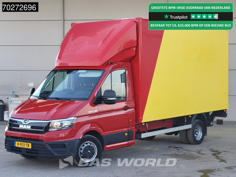 MAN TGE 5.180 Automaat Laadklep Zijdeur Bakwagen 180PK Lat om Lat Airco Cruise Meubelbak Koffer 22m3 Airco Cruise control - Фургон с закрытым кузовом: фото 1 MAN TGE 5.180 Automaat Laadklep Zijdeur Bakwagen 180PK Lat om Lat Airco Cruise Meubelbak Koffer 22m3 Airco Cruise control - Фургон с закрытым кузовом: фото 1