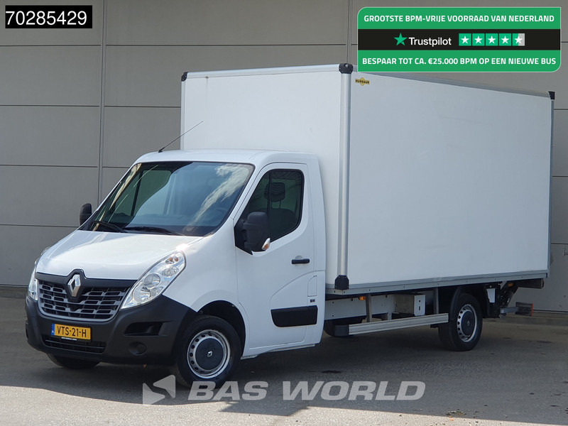 Renault Master 130pk Laadklep Bakwagen Airco Euro6 Meubelbak Koffer 21m3 Airco - Фургон с закрытым кузовом: фото 1 Renault Master 130pk Laadklep Bakwagen Airco Euro6 Meubelbak Koffer 21m3 Airco - Фургон с закрытым кузовом: фото 1