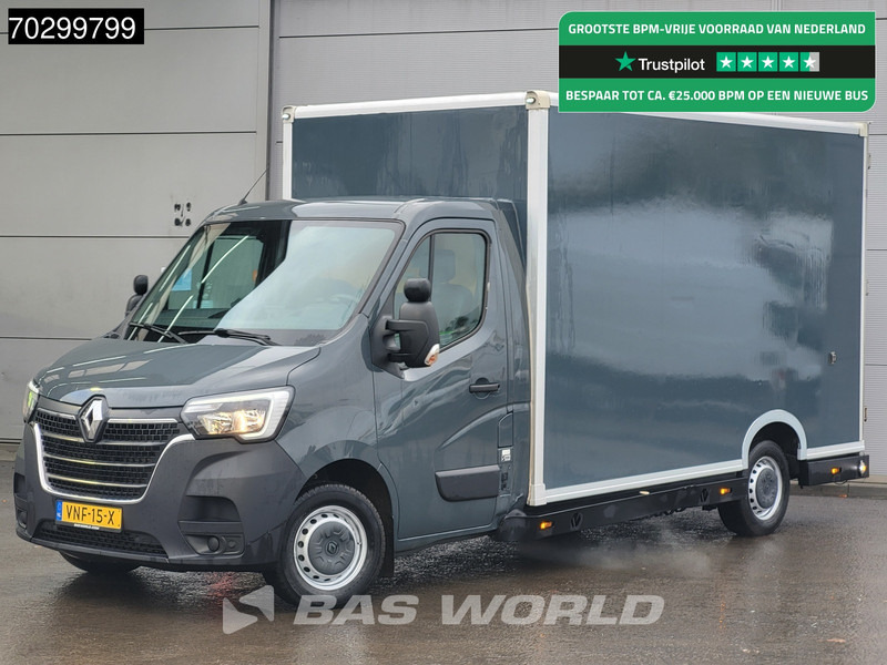 Renault Master 150PK Luchtvering Automaat Bakwagen Lowliner LED Airco Cruise Camera Euro6 Meubelwagen Koffer Verkoopwagen 18m3 Airco Cruise control - Фургон с закрытым кузовом: фото 1 Renault Master 150PK Luchtvering Automaat Bakwagen Lowliner LED Airco Cruise Camera Euro6 Meubelwagen Koffer Verkoopwagen 18m3 Airco Cruise control - Фургон с закрытым кузовом: фото 1
