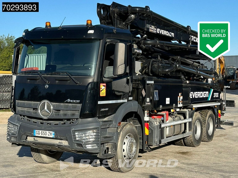 Mercedes-Benz Arocs 2840 Arocs 6X4 NEW! Everdigm 37CX-5 concrete pump Steel Suspension Automatic Euro 6 - Автобетононасос: фото 1 Mercedes-Benz Arocs 2840 Arocs 6X4 NEW! Everdigm 37CX-5 concrete pump Steel Suspension Automatic Euro 6 - Автобетононасос: фото 1