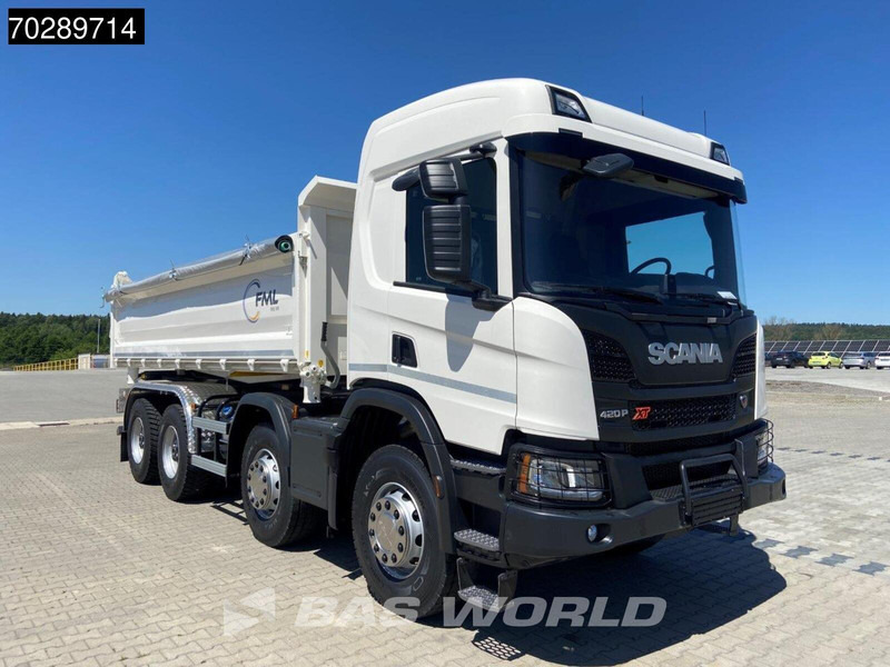 Новый Самосвал Scania P420 8X4 NEW! 13,5m3 3-way tipper Hardox450 Steel Steelsuspension Euro 6: фото 11
