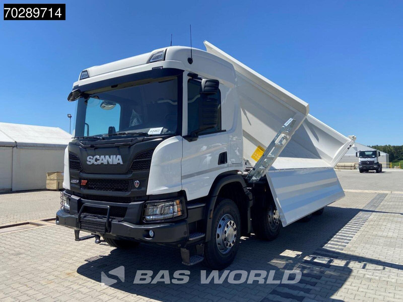 Новый Самосвал Scania P420 8X4 NEW! 13,5m3 3-way tipper Hardox450 Steel Steelsuspension Euro 6: фото 13