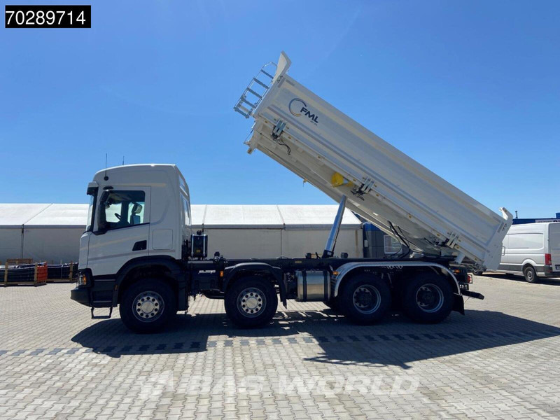 Новый Самосвал Scania P420 8X4 NEW! 13,5m3 3-way tipper Hardox450 Steel Steelsuspension Euro 6: фото 7
