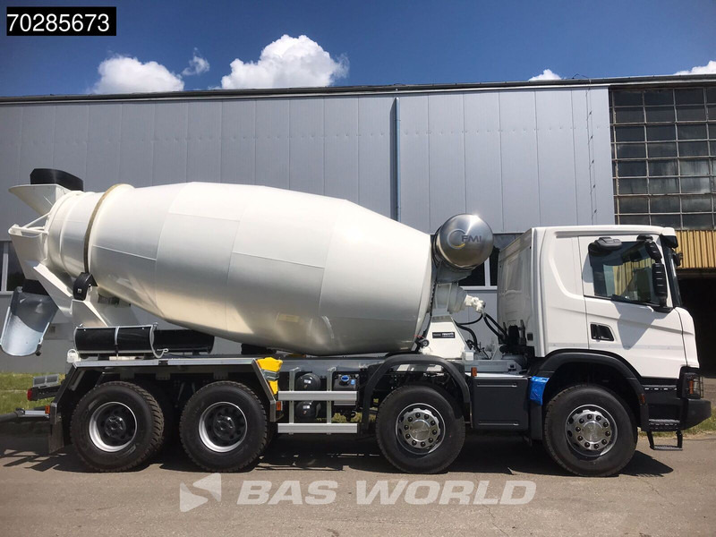 Scania P420 XT 8X4 NEW! 10m3 FML Mixer Automatic Steel suspension Big-Axle Euro 6 - Автобетоносмеситель: фото 3 Scania P420 XT 8X4 NEW! 10m3 FML Mixer Automatic Steel suspension Big-Axle Euro 6 - Автобетоносмеситель: фото 3