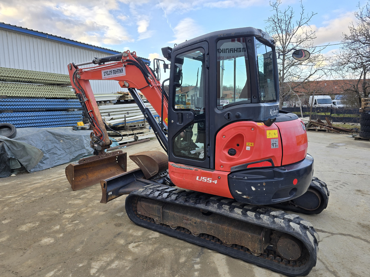 Kubota U55-4 - Мини-экскаватор: фото 4 Kubota U55-4 - Мини-экскаватор: фото 4