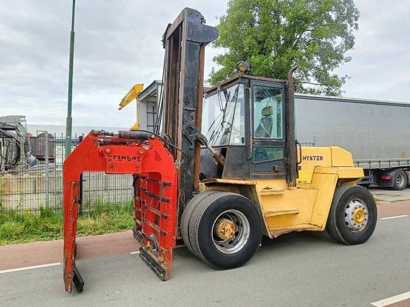 Hyster H 12.00 XL 12 ton heftruck met stenenklem forklift - Дизельный погрузчик: фото 1 Hyster H 12.00 XL 12 ton heftruck met stenenklem forklift - Дизельный погрузчик: фото 1