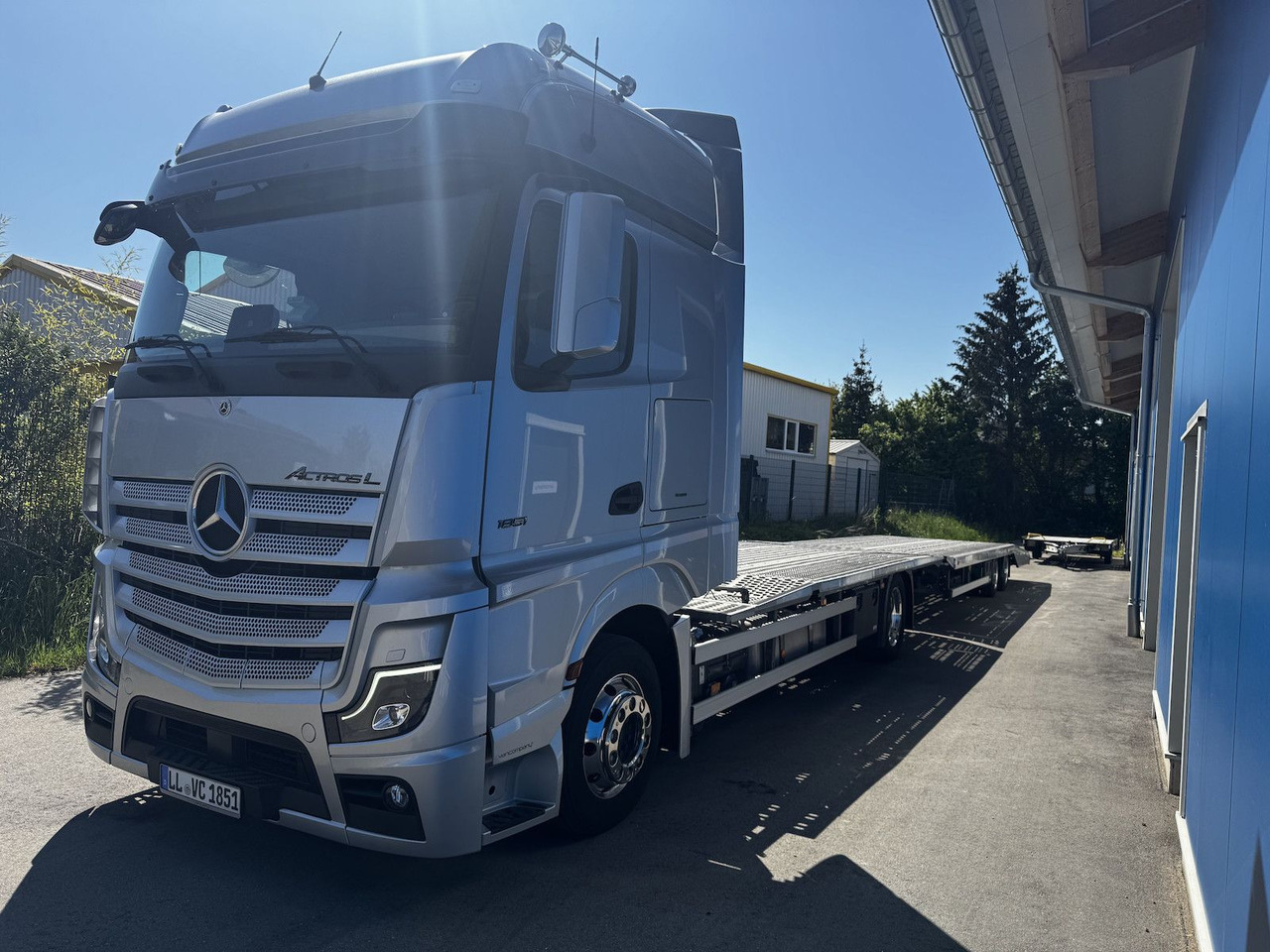 Mercedes-Benz Actros L 1851 FVG Autotransporter + Hänger - Автовоз: фото 3 Mercedes-Benz Actros L 1851 FVG Autotransporter + Hänger - Автовоз: фото 3
