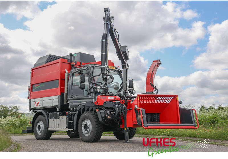 Mercedes-Benz Unimog U 427 Greentec woodchipper combi - Коммерческий автомобиль: фото 3 Mercedes-Benz Unimog U 427 Greentec woodchipper combi - Коммерческий автомобиль: фото 3