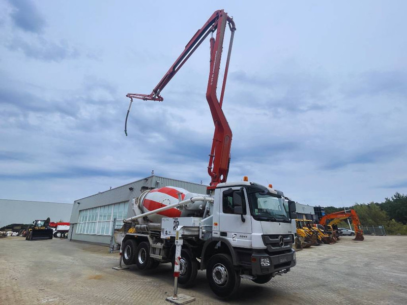 Mercedes-Benz Actros 3241 Putzmeister M24/3 2013 8X4 - Автобетоносмеситель: фото 1 Mercedes-Benz Actros 3241 Putzmeister M24/3 2013 8X4 - Автобетоносмеситель: фото 1