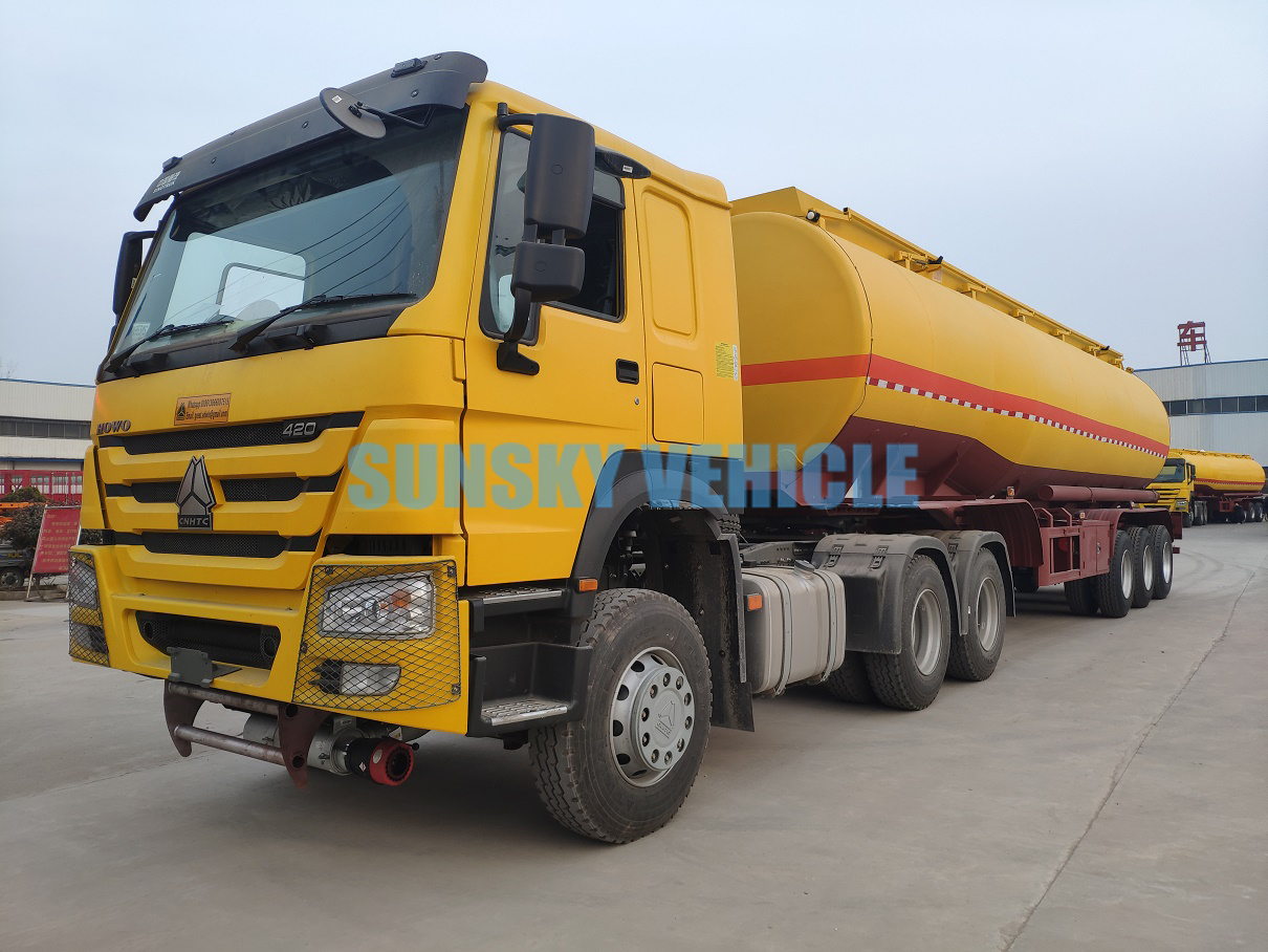 Новый Полуприцеп-цистерна для транспортировки топлива SUNSKY Fuel Tanker for sale: фото 8