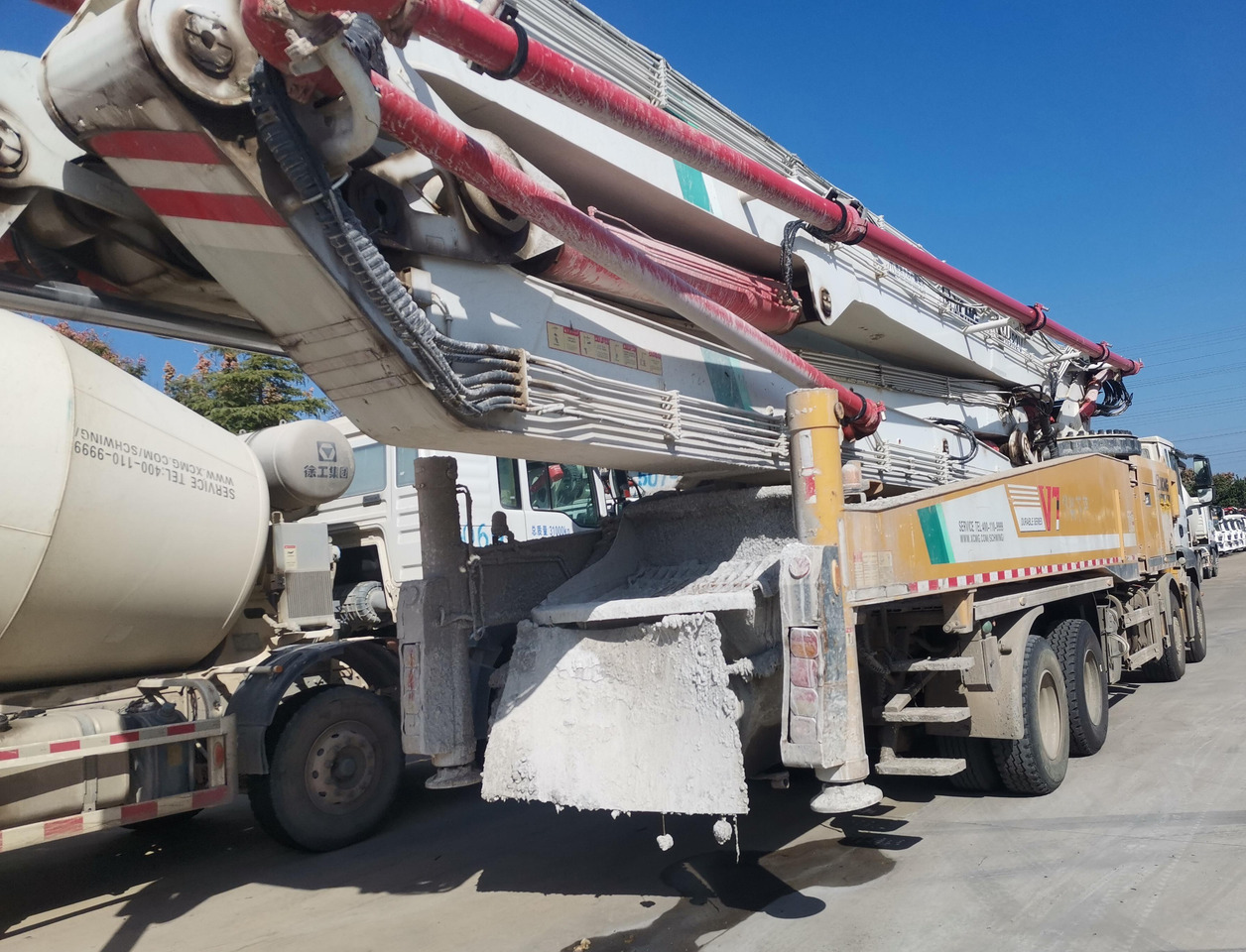 XCMG Factory Second Hand Hydraulic Concrete Pump HB62V 62m Cement Punp Truck For Sale - Автобетононасос: фото 4 XCMG Factory Second Hand Hydraulic Concrete Pump HB62V 62m Cement Punp Truck For Sale - Автобетононасос: фото 4