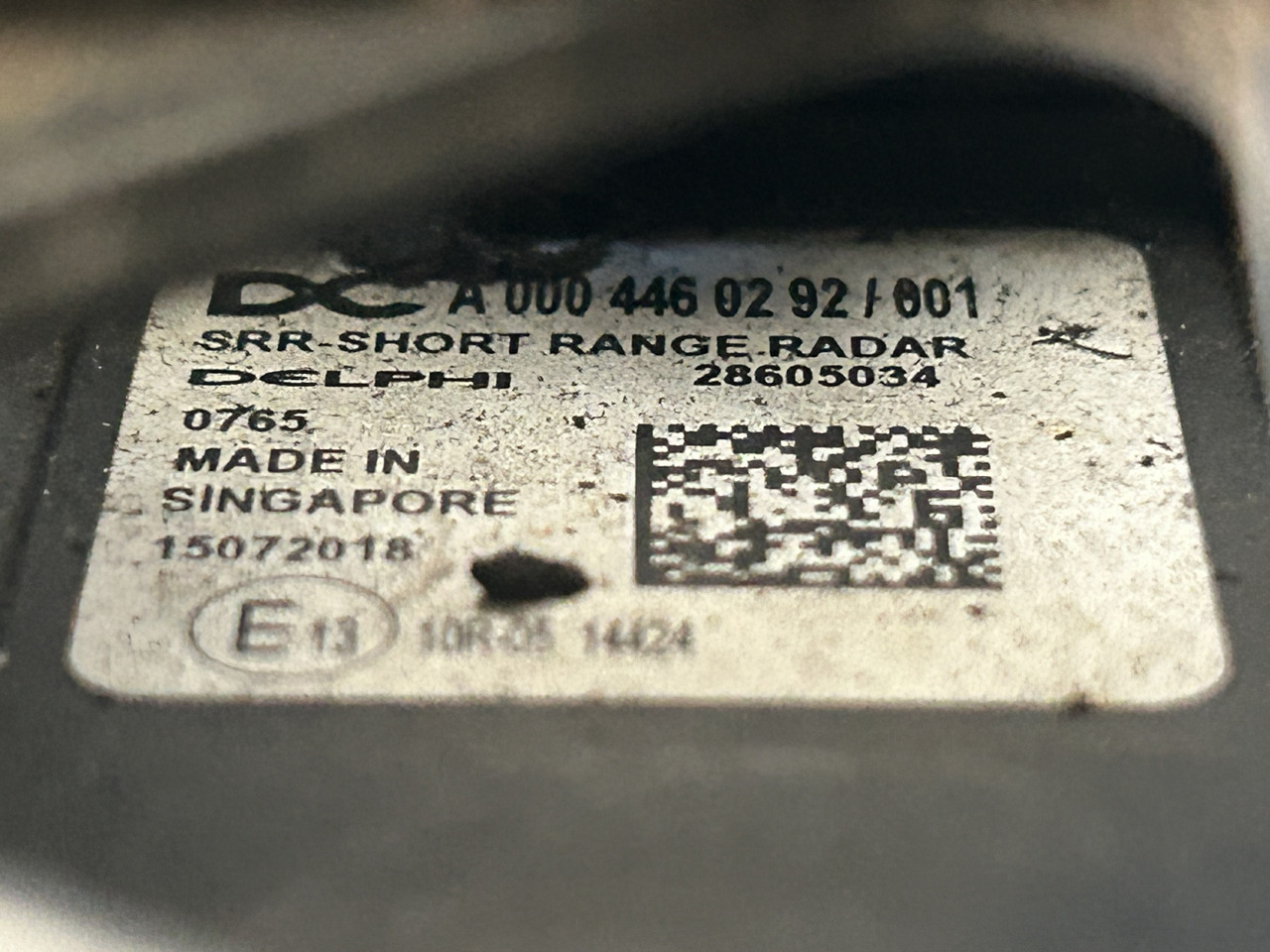 Блок управления ACTROS MP4 RBZ RADAR CONTROL MODULE: фото 6