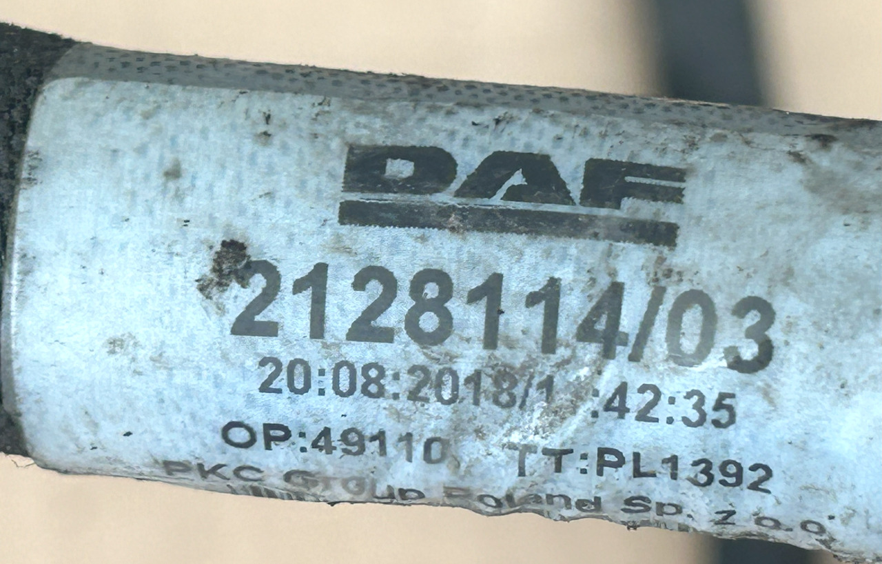 DAF XF 106 CHASSIS MAIN ELECTRICAL HARNESS - Кабели/ Провода: фото 5 DAF XF 106 CHASSIS MAIN ELECTRICAL HARNESS - Кабели/ Провода: фото 5