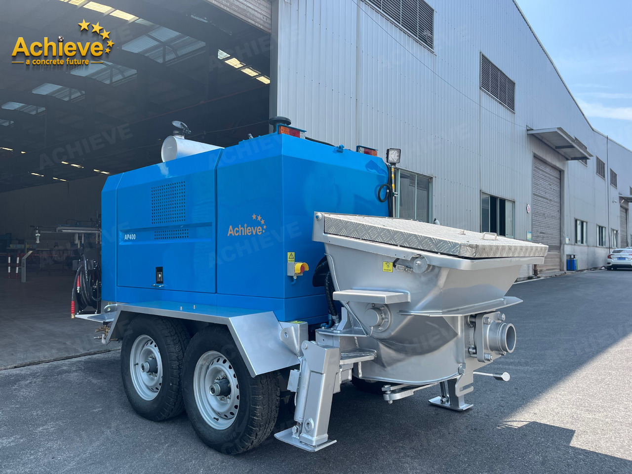 ACHIEVE ACHIEVE AP400 Concrete Trailer Pump For Australia/US EPA /CE Version 【ACHIEVE】100% BRAND NEW !!! - Бетононасос стационарный: фото 5 ACHIEVE ACHIEVE AP400 Concrete Trailer Pump For Australia/US EPA /CE Version 【ACHIEVE】100% BRAND NEW !!! - Бетононасос стационарный: фото 5