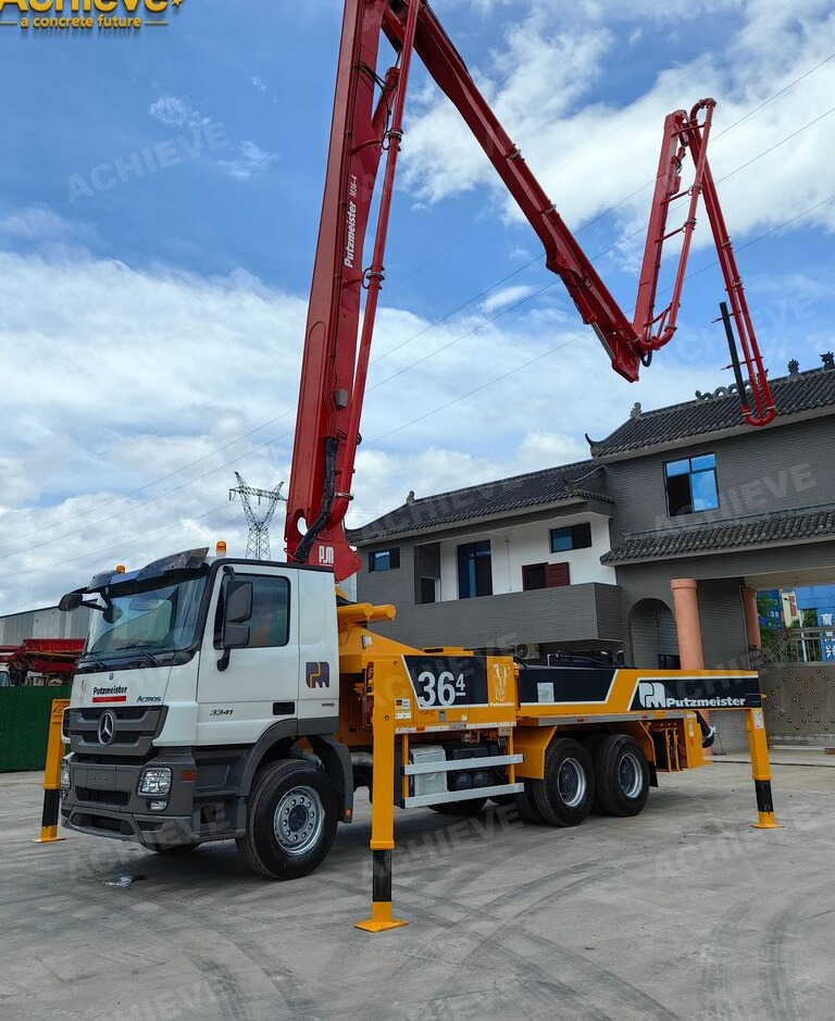 Автобетононасос PUTZMEISTER Mercedes-Benz M36-4 2018 ACTROS 3341【ACHIEVE】TOP CONDITION!!!: фото 14