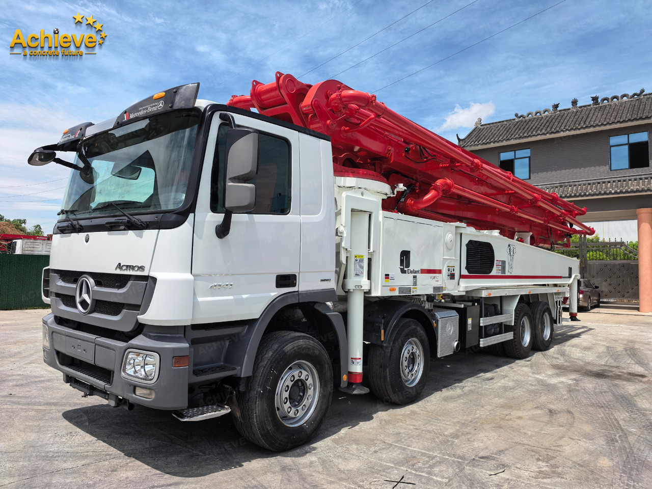 Putzmeister Putzmeister M56-4RZ Actros 4141Mercedes-Benz Concrete pump truck 【ACHIEVE】TOP CONDITION!!! - Автобетононасос: фото 5 Putzmeister Putzmeister M56-4RZ Actros 4141Mercedes-Benz Concrete pump truck 【ACHIEVE】TOP CONDITION!!! - Автобетононасос: фото 5