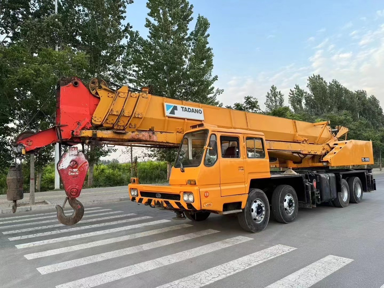 TADANO TG500E Good Condition 50 ton Truck Crane - Мобильный кран: фото 1 TADANO TG500E Good Condition 50 ton Truck Crane - Мобильный кран: фото 1