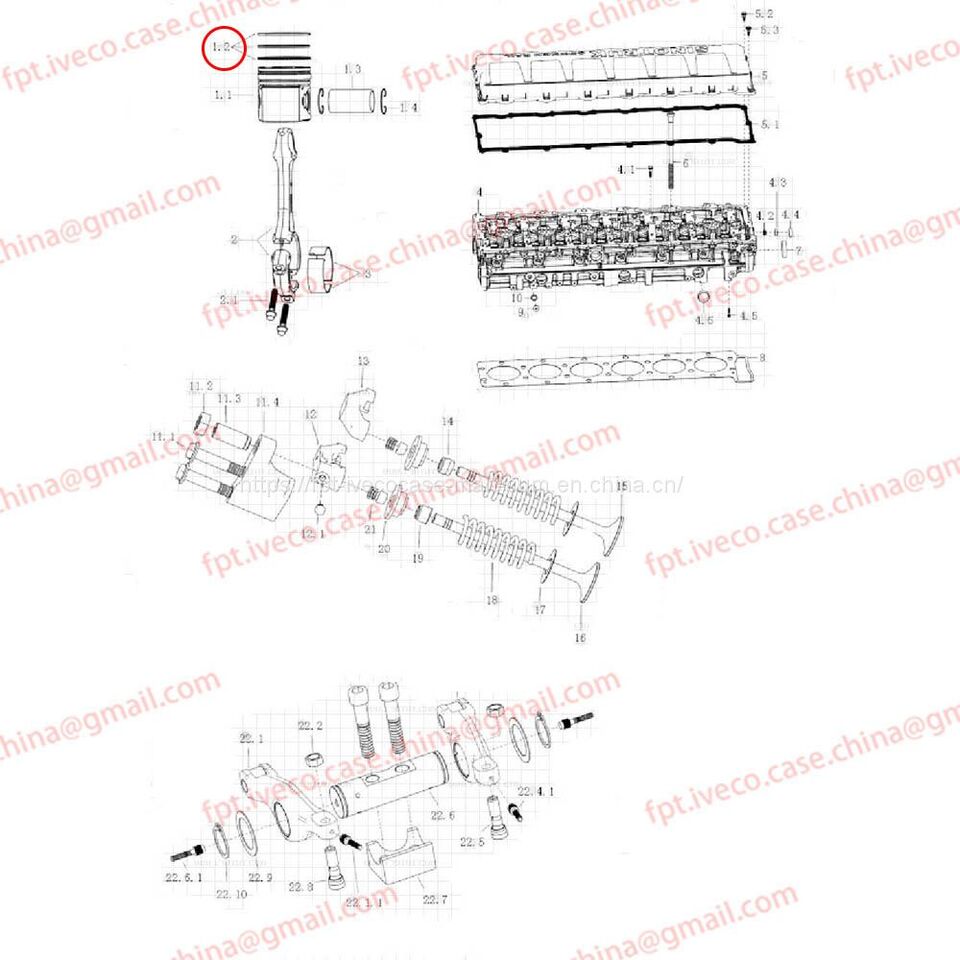 MAN D2066 Ring Assembly 02503-6001 - Поршень/ Кольцо/ Втулка: фото 1 MAN D2066 Ring Assembly 02503-6001 - Поршень/ Кольцо/ Втулка: фото 1