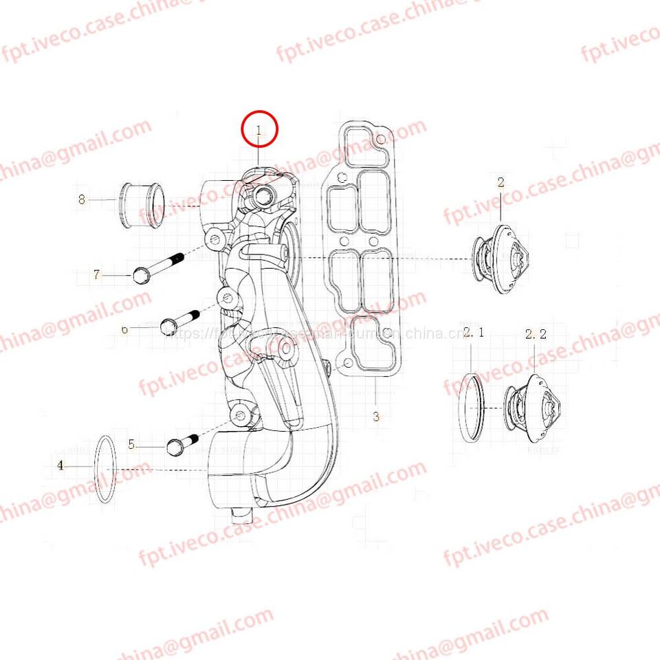 MAN D2066 Thermostat housing 06404-0083 - Термостат: фото 1 MAN D2066 Thermostat housing 06404-0083 - Термостат: фото 1