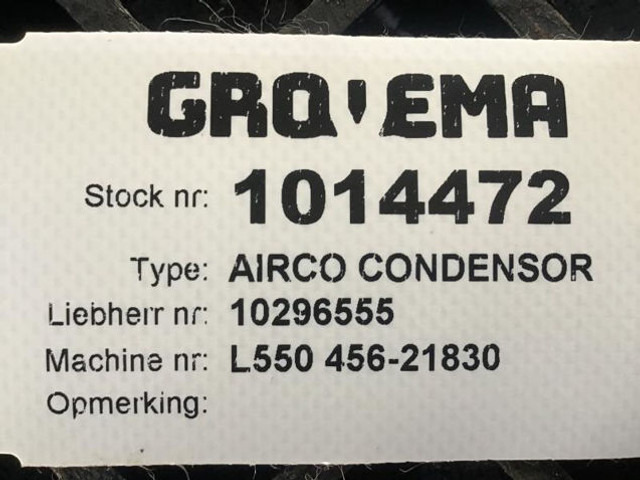 Liebherr Airco Condenser - Часть системы кондиционирования: фото 4 Liebherr Airco Condenser - Часть системы кондиционирования: фото 4