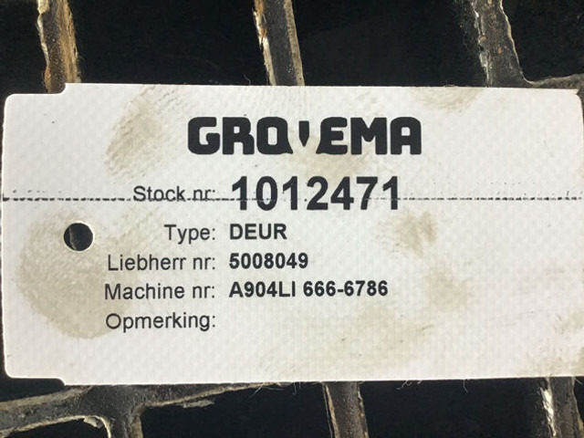 Liebherr Cabin Door - Дверь и запчасти: фото 5 Liebherr Cabin Door - Дверь и запчасти: фото 5