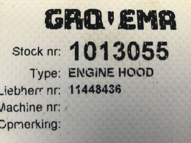 Liebherr Engine Hood - Капот: фото 5 Liebherr Engine Hood - Капот: фото 5